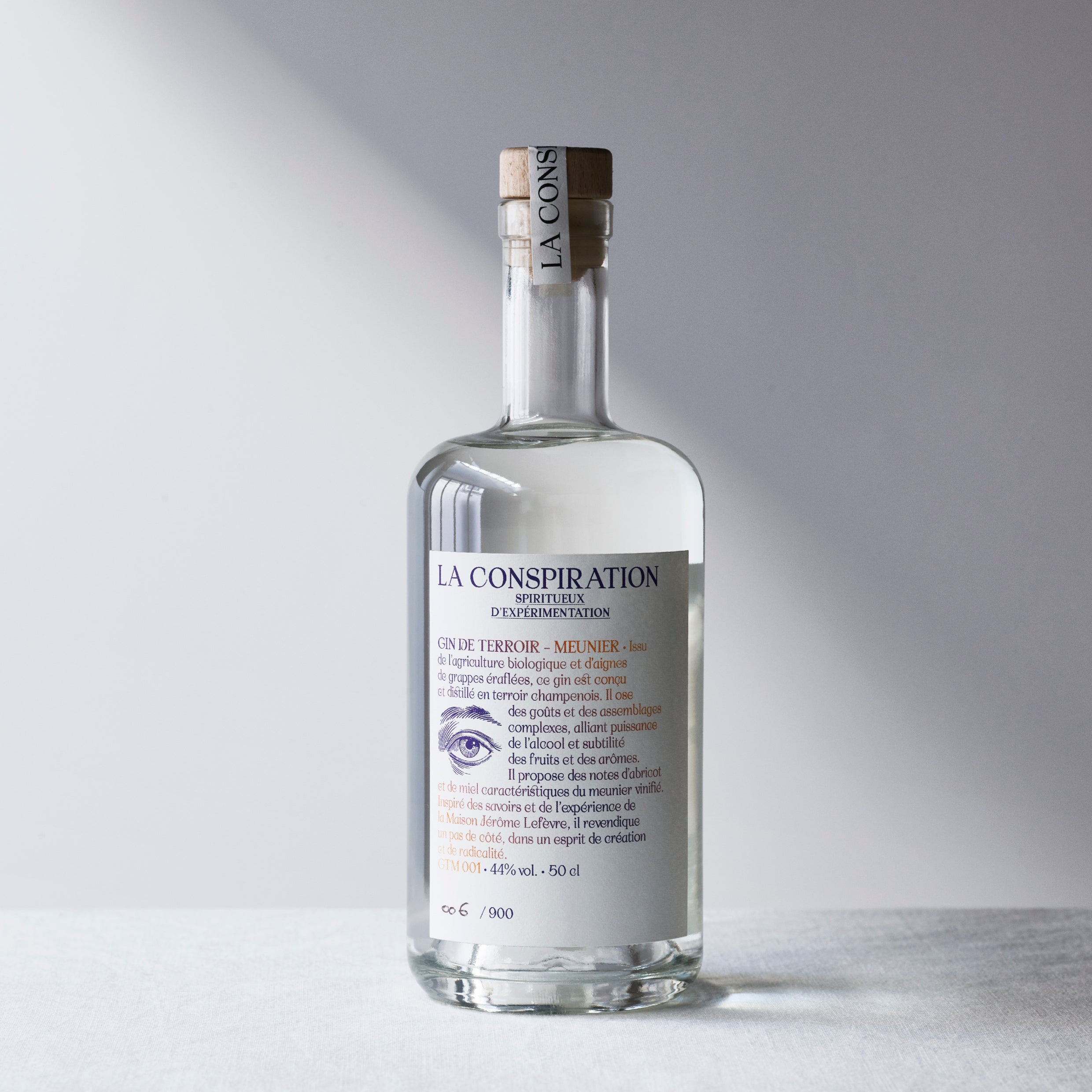 Gin de terroir Meunier - 50 cl - La Conspiration Spiritueux