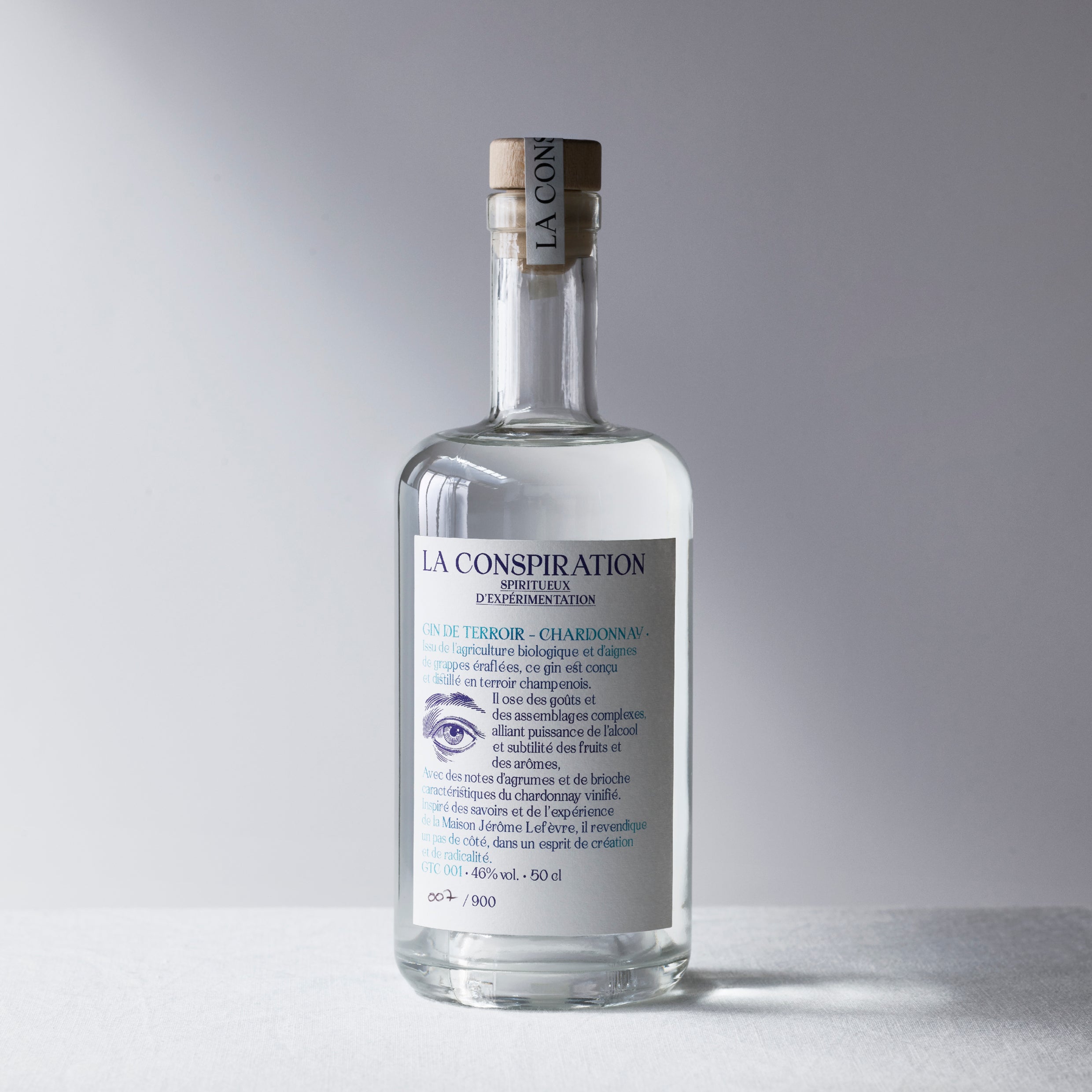 Gin de terroir Chardonnay - 50 cl - La Conspiration Spiritueux